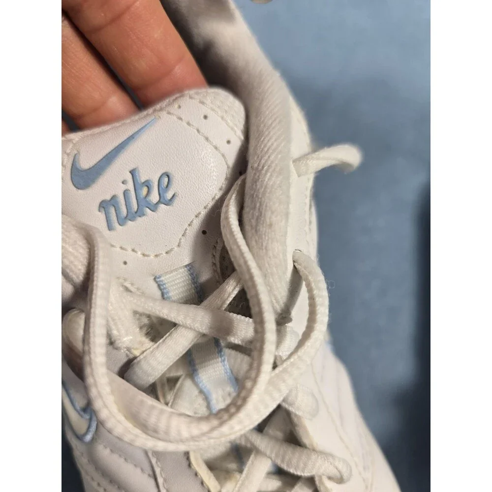 Nike White Rolling Rail Blue Embroidered 2013 Women's Size 7